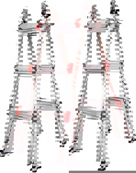 18-Step Aluminum Step Ladder: Type IA, 22' High